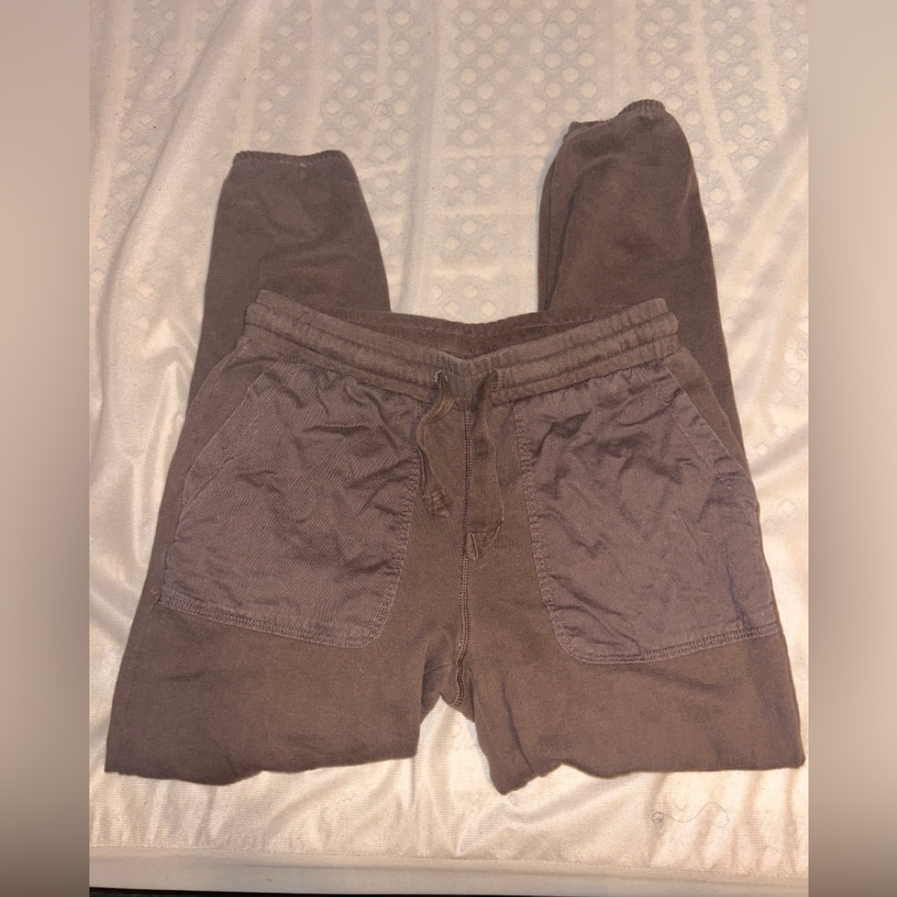 Brown sweatpants